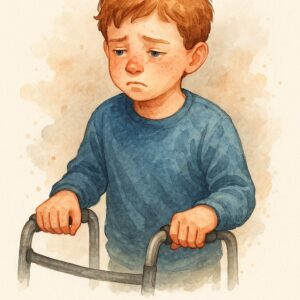 Child with cerebral palsy receiving speech therapy in Dubai from Dr. Ghasemzadeh