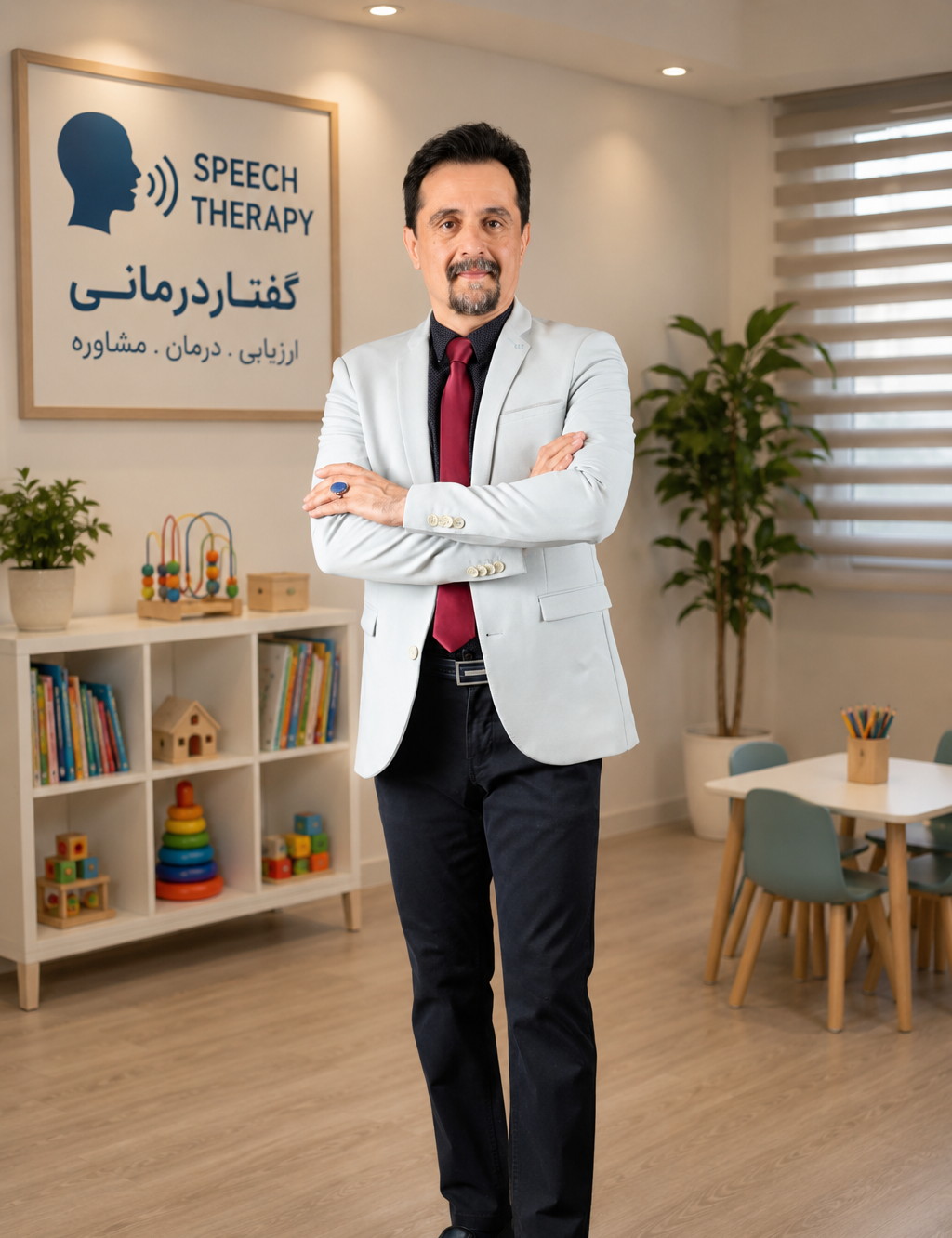 Dr. Azizreza Ghasemzadeh, Speech Therapist in Dubai, providing speech and language therapy services