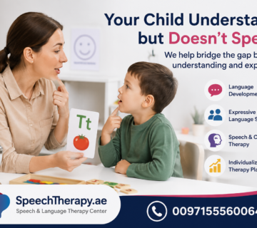 Child understands but doesn't speak during speech therapy